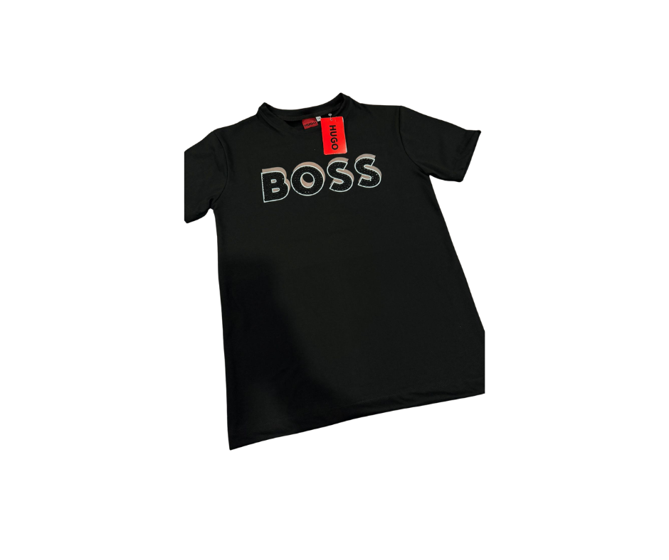 Playera para hombre Boss (letras beige)